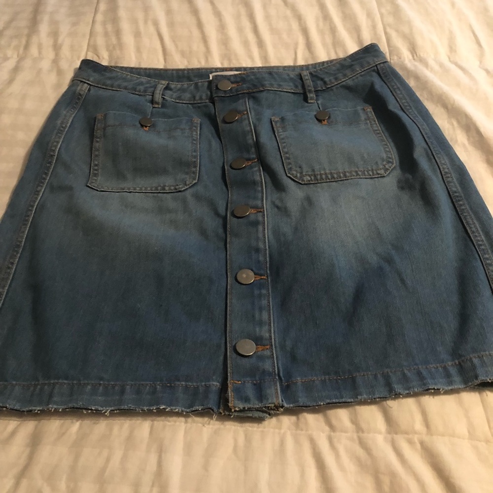 NWOT loft denim skirt